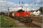 1063 016 bei Verschubttigkeiten im Bahnhof Zeltweg   8.7.2011