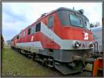 E-Lok 1110 015-3 abgestellt im Bahnhof Knittelfeld am 15.03.2007