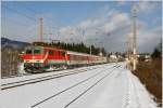 GEG 1110 522 fhrt mit  Uni of snow  SDZ 14413 von Meidling nach Arnoldstein.