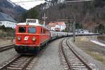 NLB 1110.505 mit dem SE 14290 am 17.März 2018 in Großreifling.