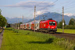 1116 180-1 mit der morgendlichen S-Bahn zwischen Hohenems und Dornbirn.