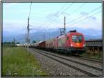 GySev Taurus 1116.065 bespannt einen Gterzug in Richtung Judenburg. 
Zeltweg 06.06.2007