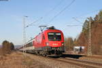 1116 122 mit dem IC 185/RE 50185 (Stuttgart Hbf-Zürich HB/Singen(Htw)) bei Neufra 26.12.18