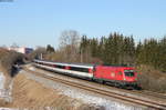 1116 272 mit dem IC 187/RE 50187 (Stuttgart Hbf-Zürich HB/Singen(Htw)) bei Rottweil 5.2.19