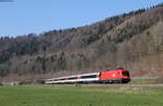 1116 252-8 mit dem IC 282/RE 50282 (Zürich HB/Singen(Htw)-Stuttgart Hbf) bei Sulz 23.3.19