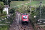 Ein Nachschuss auf den Taurus ÖBB 1116 121 von ÖBB  kommt von einer Schubhilfe vom Gemmenicher Tunnel zurück nach Aachen-West.