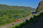 Am Morgen des 21.07.2020 ist 1116 082 der ÖBB mit dem  Wenzel  bei Hammerstein in Richtung Süden unterwegs.