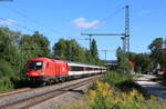 1116 183 mit dem IC 183/ RE 50183 (Stuttgart Hbf-Zürich HB/Singen(Htw)) am ehemaligen Bf Hohenkrähen 26.8.20