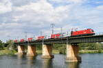 1116 252 mit einem Regionalzug am 09.07.2020 auf der Doanaubrücke in Wien-Stadlau