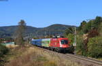 1116 060 mit dem NEX 89349 (Westerland(Sylt)-Konstanz) bei Tuttlingen 9.10.21