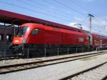 1116 216-1 in Korneuburg mit zug R2217 nach Payerbach-Reichenau am 18-08-07