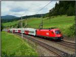 1116 138 berquert mit dem R4212 die Einfahrweichen des Bahnhof St.Michael. 14.06.2008