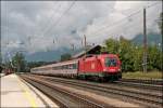1116 258 hat am Brenner den OEC 188  Val Gardena/Grdnertal  bernommen und wird ihn nach Mnchen bringen.