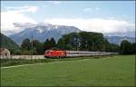 1116 175-9(?) ist mit dem OEC 161  Voralberg , Zrich HB - Wien West, beim Kloster Raisach unterwegs. (09.07.2008)
