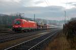 Als sich der Nebel endlich lichtete enstand die Aufnahme der 1116 002 vor OEBB Intercity 544  Schafbergbahn  nach Salzburg Hbf.