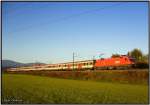 1116 087 steuert mit dem IC 539 auf den Bahnhof Knittelfeld zu.