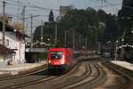 1116 147 + 103 mit dem OEC 162 „Transalpin“ im September 2009 in Brixlegg.