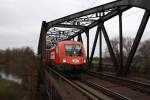 1116 236 mit einem Container Zug zwischen Seelze und Ahlem an der GUB Hannover