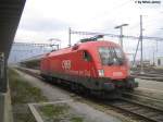 1116 271-6 ''Top Performer am Zug'' am 27.11.09 in Buchs SG, nachdem sie mit einem lzug in die Schweiz gekommen ist.