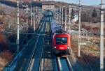 1116 240 mit OIC 15555 von Wien Meidling nach Graz Hbf.