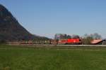 1116 239 mit dem SAE/Arcese KLV am 7.4.2010 bei Niederaudorf.