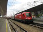 Wien Praterstern, 7.06.2009. 1116-255-9 mit dem R-2317 nach Payersbach Reichenau