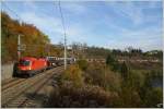 Mit dem Fiat Autozug war am 24.10.2010 die 1116 073 unterwegs.