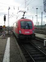 Ein ÖBB Stier in Frankfurt am Main Hbf am 07.12.08