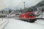 BB 1116 245-0 mit BB-EC 113 (Mnchen – Klagenfurt), Schwarzach-St.