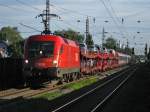 Am 11.08.11 konnte ich die 1116 180 mit dem ber Mnchen umgeleiteten EN 14246 in Lauterach ablichten.