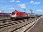 Taurus BB 1116 106-4 zieht den IC 2056  Heidelberg - Saarbrcken am 18.08.2011 aus Kaiserslautern Hbf