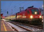 1116 165 mit IC 15558 (Graz-Wien) in Wien Meidling am 26.2.2006