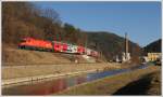 1116 128 mit ihrem R 2337 von Breclav nach Payerbach-Reichenau am 25.2.2012 in Schlglmhl aufgenommen.