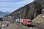 1116 264 mit einer Rollenden Landstrae am 10.03.2012 bei Wolf am Brenner