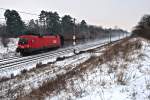 1116 275  Max  ist mit einem Ganzzug auf der Nordbahn Richtung Hohenau unterwegs.