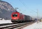 1116 mit GZ am 1.2.14 bei Oberaudorf nach Österreich