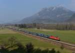 1116 106 mit einem Walter-KLV am 08.03.2014 bei Brannenburg.