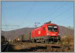 1116 155 mit einem GZ am 24.11.2006 kurz vor Erreichen des Verschubbahnhofes Graz-Gsting.