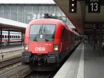 ÖBB 1116 127-0 am 14.08.14 mit einen EC in München Hbf 