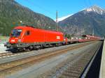 1116 099-3 mit ASTB 9609 von Böckstein nach der Ankunft in Mallnitz-Obervellach.