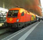 1116 060-5 mit IC 693 (Klagenfurt Hbf - Salzburg Hbf - Wien Westbahnhof) am 18.8.2015 in Salzburg Hbf.