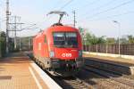 1116 113-4 fährt als Lokzug am 20.September 2014 durch die Hst.