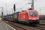 ÖBB 1116 142 durchfährt Duisburg-Bissingheim 19.3.2016