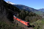 Fast die Uhr kann man nach dem täglich verkehrenden Autotransportzug nach Slowenien stellen.