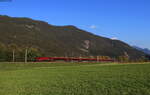 1116 246 mit dem RJX 862 (Flughafen Wien-Bregenz) bei Oberhofen 16.10.21