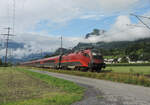 Weite/Wartau - 4. August 2023 : Rh 1116 217 am RJX 366 von Salzburg nach Zürich 

Link zum Video : https://www.youtube.com/watch?v=hmifSFwGARM&t=7s