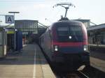 Railjet 1116 200 mir ihrem EC nach Frankfurt Hbf im Stuttgarter Hbf.