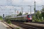 1116 215-3 + 1116 xxx-x mit einem Railjet in Mnchen Heimeranplatz am 30.05.2009