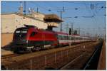 OIC 646 „Alpendorf Bergbahnen“ von Wien Westbahnhof nach Salzburg Hbf, am 26.9.2009 mit RJ 1116 206 bespannt, bei der Einfahrt in Wien Htteldorf.