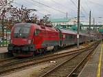 Am 13.12.09 kam der Railjet erstmals nach Bregenz als RJ 560.